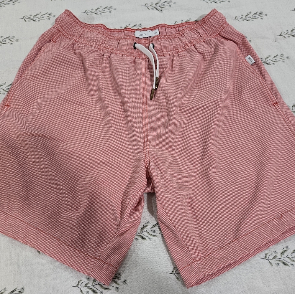 Onia Men Shorts - GINGHAM